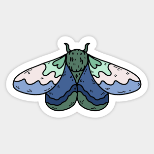 gay moth Sticker